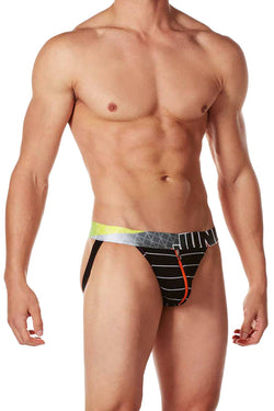 Junk Underjeans Black Jive Zipper-Pouch Jockstrap thumbnail 1