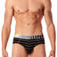 Junk Underjeans Black Striped Hustle Brief