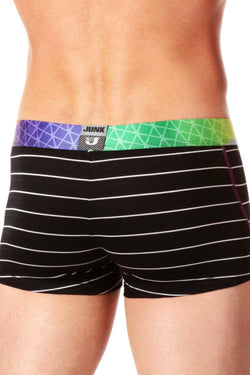 Junk Underjeans Black Striped Rumba Zipper-Pouch Trunk thumbnail 4