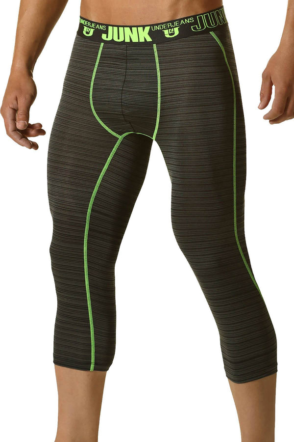 Junk Underjeans Green Balance Shin-Length Legging