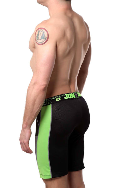 Junk Underjeans Green Flash Knee-Length Boxer Brief