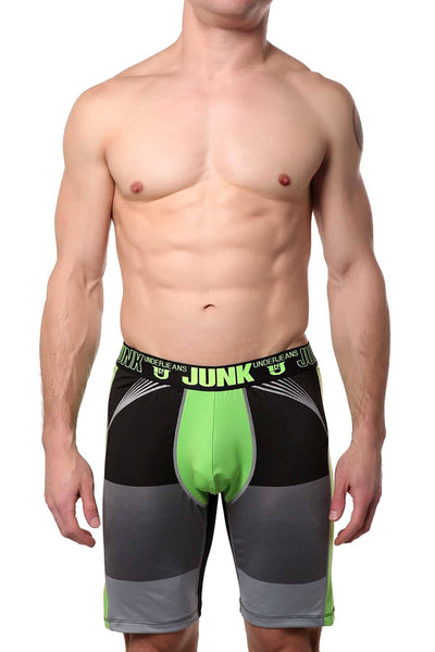 Junk Underjeans Green Flash Knee-Length Boxer Brief