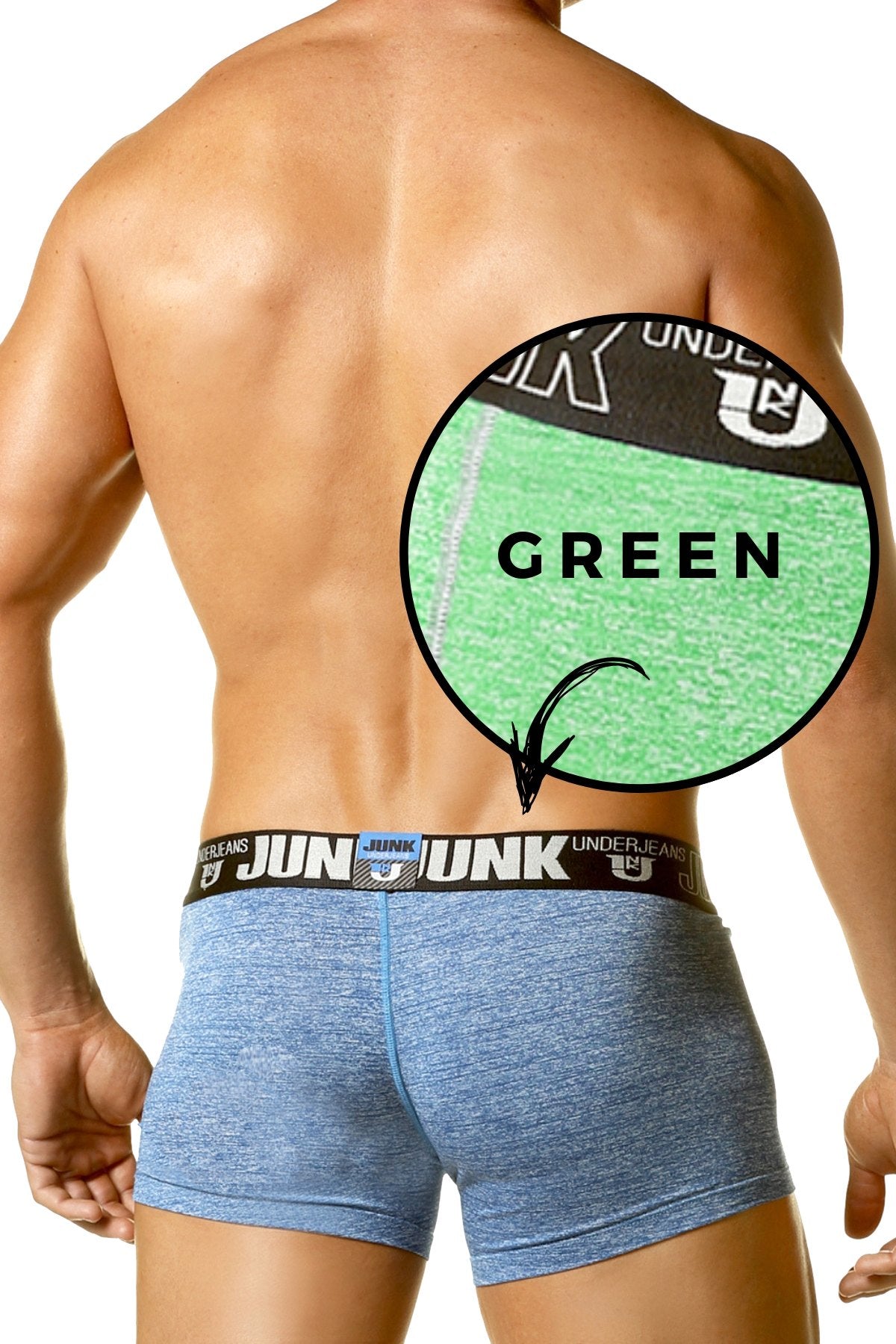 Junk Underjeans Green Sweat Trunk