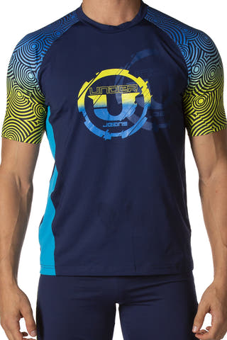 Junk Underjeans Navy Swirl Swim Shirt