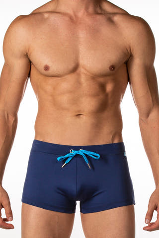 Junk Underjeans Navy Zallaq Swim Trunk