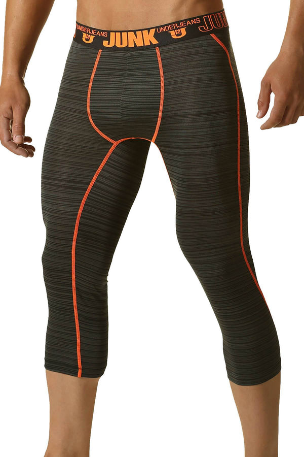 Junk Underjeans Orange Balance Shin-Length Legging