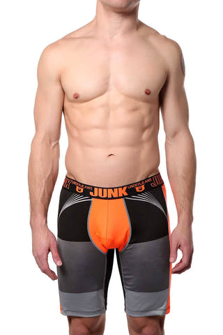 Junk Underjeans Orange Flash Knee-Length Boxer Brief