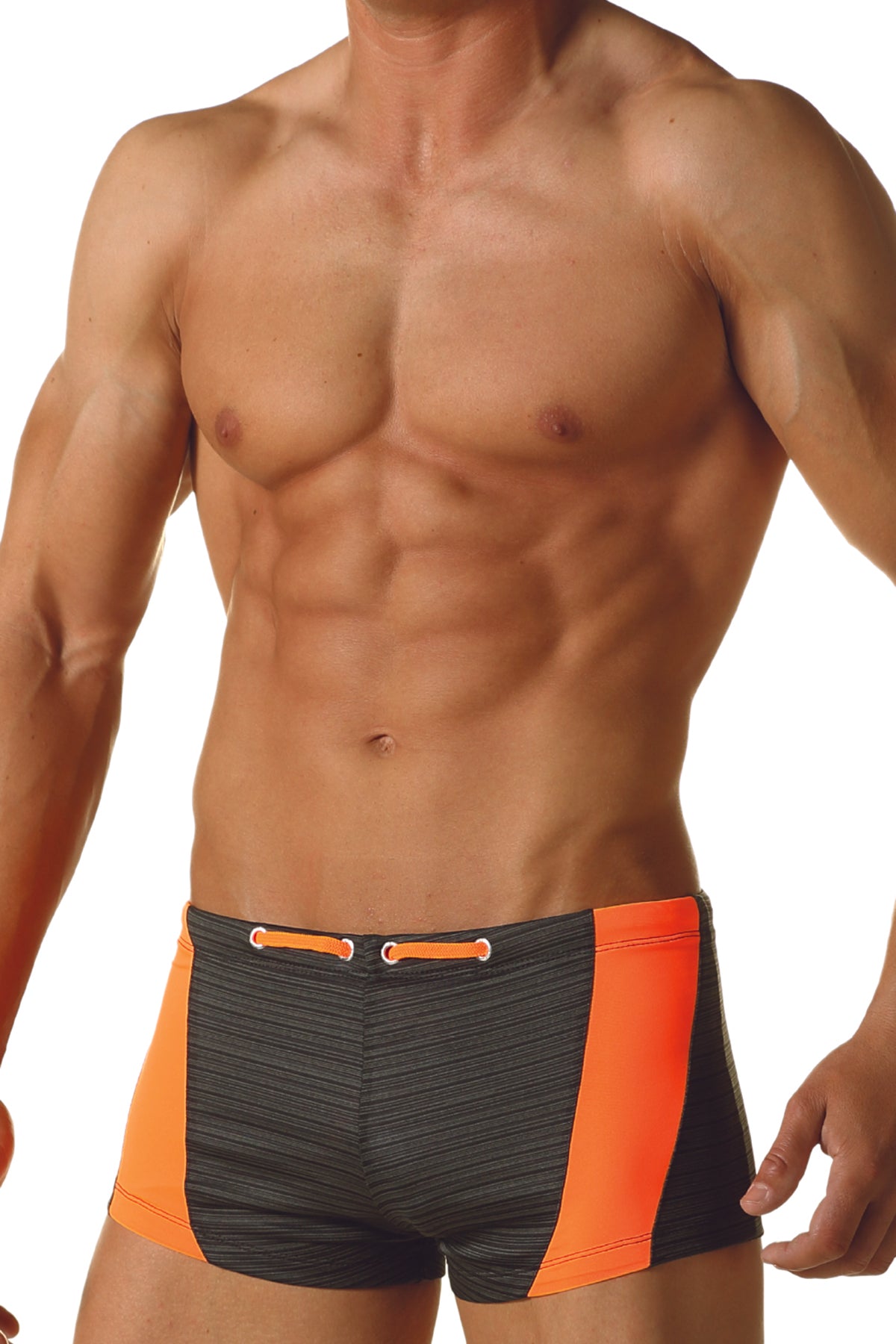 Junk Underjeans Orange Rio Carbon Swim Trunk CheapUndies
