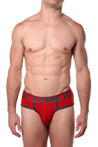 Junk Underjeans Red Burn Brief