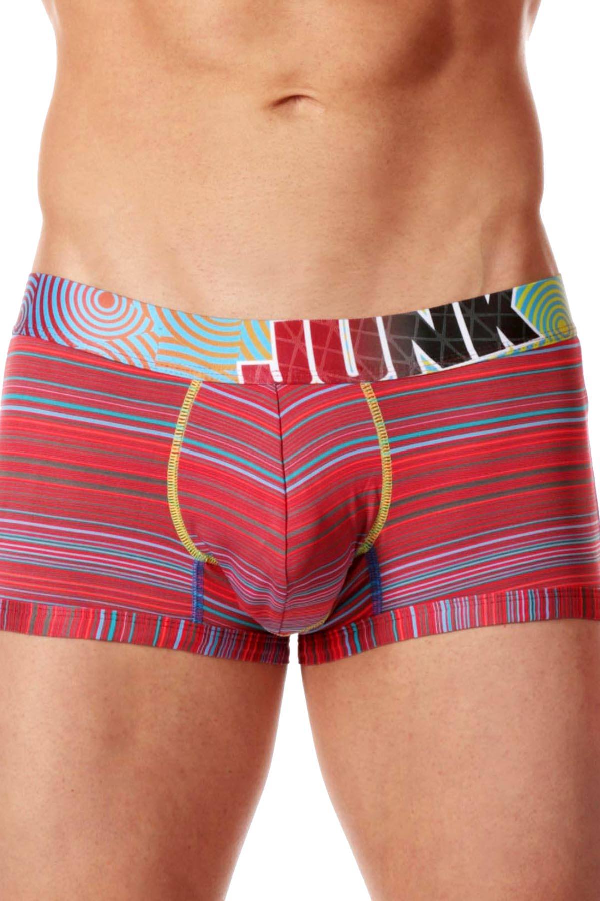 Junk Underjeans Red/Multi Striped Balero Trunk