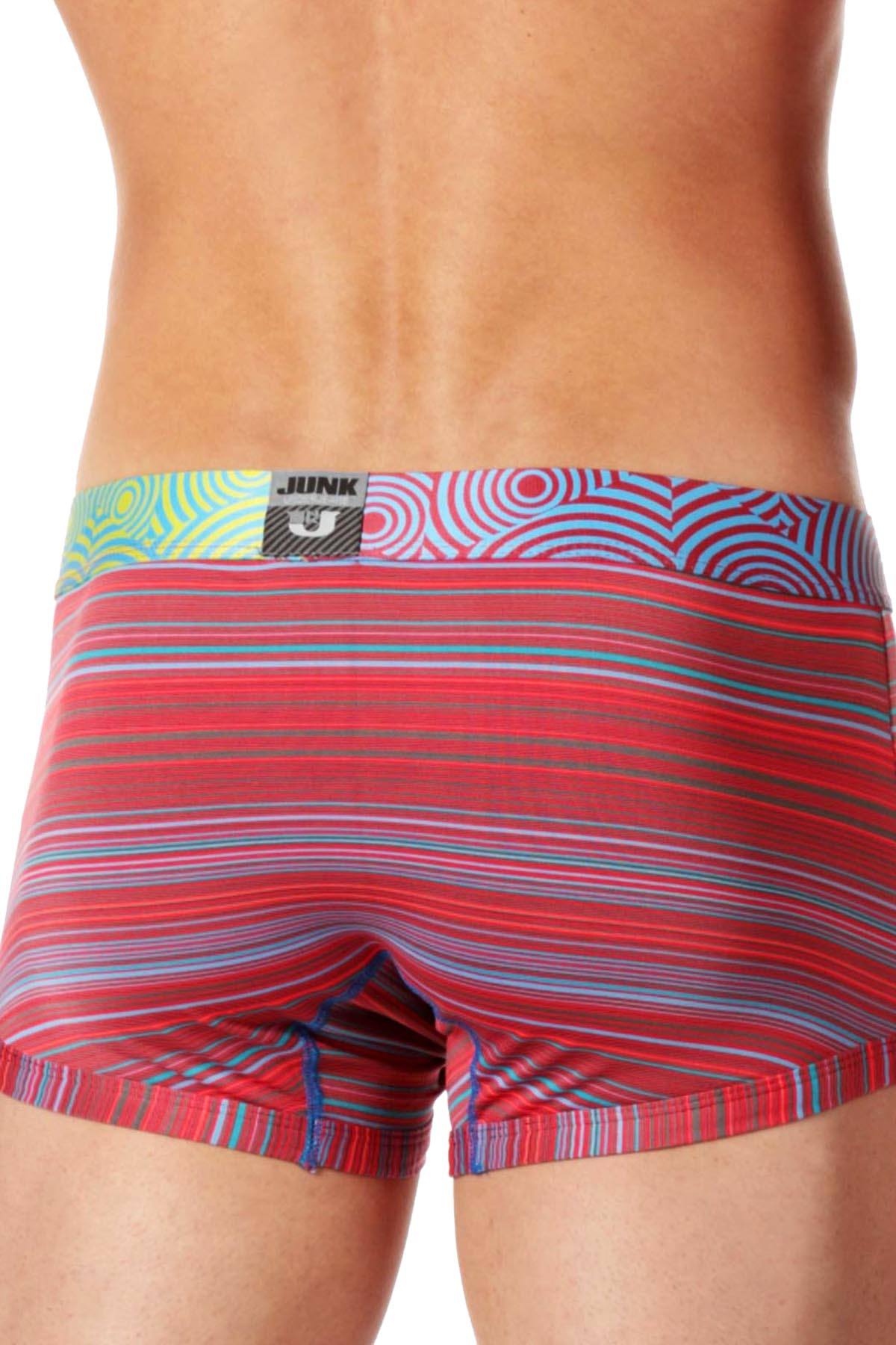 Junk Underjeans Red/Multi Striped Balero Trunk