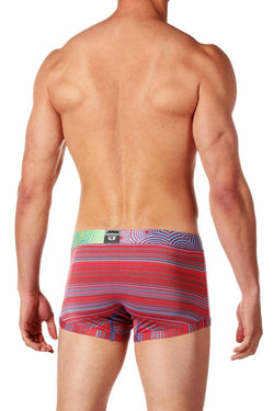 Junk Underjeans Red/Multi Striped Balero Trunk thumbnail 2