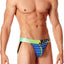 Junk Underjeans Royal-Blue Jive Zipper-Pouch Jockstrap