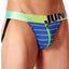 Junk Underjeans Royal-Blue Jive Zipper-Pouch Jockstrap