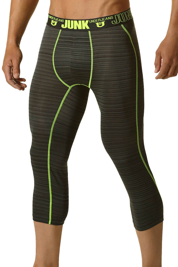 Junk Underjeans Yellow Balance Shin-Length Legging