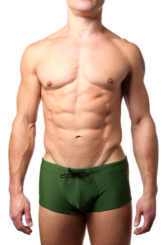 JustinCase Forest Green Swim Trunk