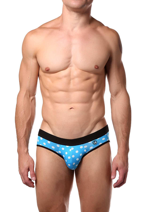 JustinCase Light-Blue Polka Brief