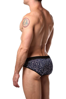 JustinCase Navy/White Bubble Brief thumbnail 2