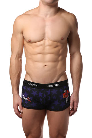 Justus Boyz Black Football Trunk