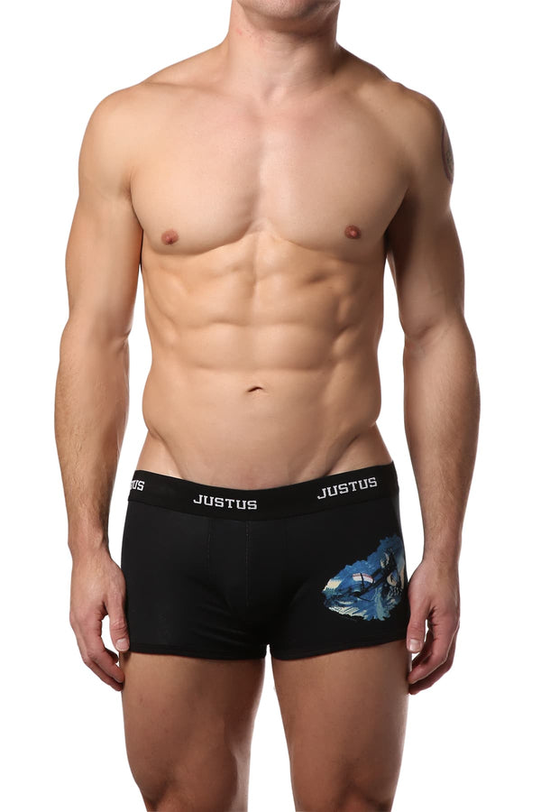 Justus Boyz Black Motorcycle Trunk