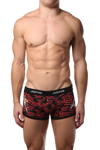 Justus Boyz Black Basketball Trunk