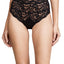 KENDALL+KYLIE Black Lace High-Waist Cheeky Panty