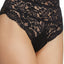 KENDALL+KYLIE Black Lace High-Waist Cheeky Panty