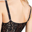 KENDALL+KYLIE Black Longline Wireless Sheer Lace Bralette