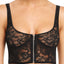 KENDALL+KYLIE Black Longline Wireless Sheer Lace Bralette