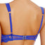 KENDALL+KYLIE Electric-Blue Underwire Lace Plunge Bra