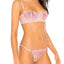 KENDALL+KYLIE Pink Orchid Embroidered Mesh Balconette Bra
