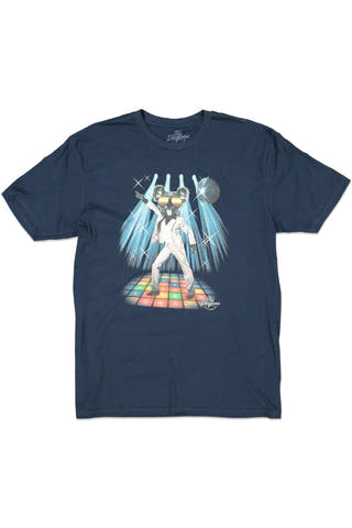 KID DANGEROUS DISCO INFERNO NAVY Tee