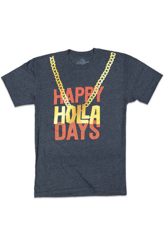 KID DANGEROUS HOLLA DAYS CHARCOAL Tee