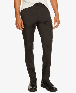 KKenneth Cole Reaction Black Cargo Pants Black