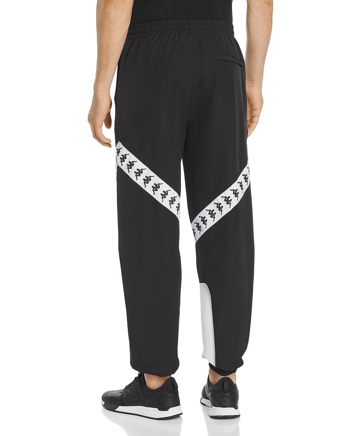 Kappa 222 Banda Balmar Track Pants in Black