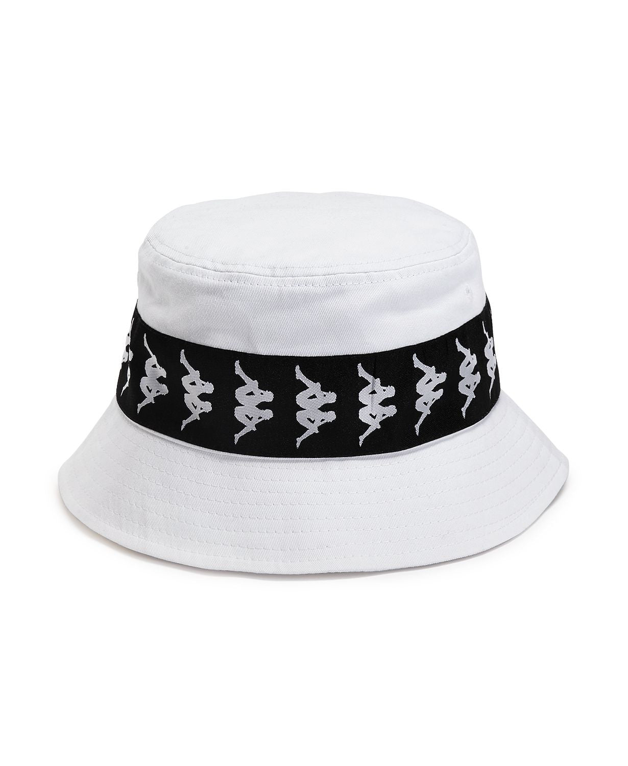 Kappa 222 Banda Bzahlab Bucket Hat White/black