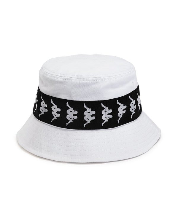 Kappa 222 Banda Bzahlab Bucket Hat White/black