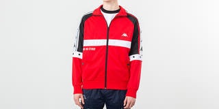 Kappa Active Authentic Bafer Convertible Track Jacket Red
