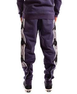 Kappa Authentic Zallard Fleece Sweatpant in Blue Greystone thumbnail 3