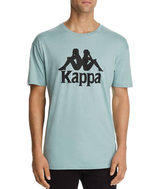 Kappa Estessi Logo Tee in Aqua