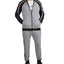 Karl Lagerfeld Soft Feel Color Block Jacket Gray