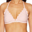 Kate Spade New York Aloha-Pink Marina Piccola Textured/Scalloped Triangle Top