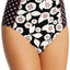 Kate Spade New York Black Floral Print Aliso Beach High Waist Bikini Bottom