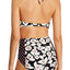 Kate Spade New York Black Floral Print Aliso Beach High Waist Bikini Bottom