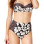 Kate Spade New York Black Floral Print Aliso Beach High Waist Bikini Bottom