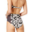 Kate Spade New York Black Floral Print Aliso Beach High Waist Bikini Bottom