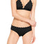 Kate Spade New York Black Marina Piccola Triangle Bikini Top