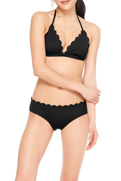 Kate Spade New York Black Marina Piccola Triangle Bikini Top thumbnail 3