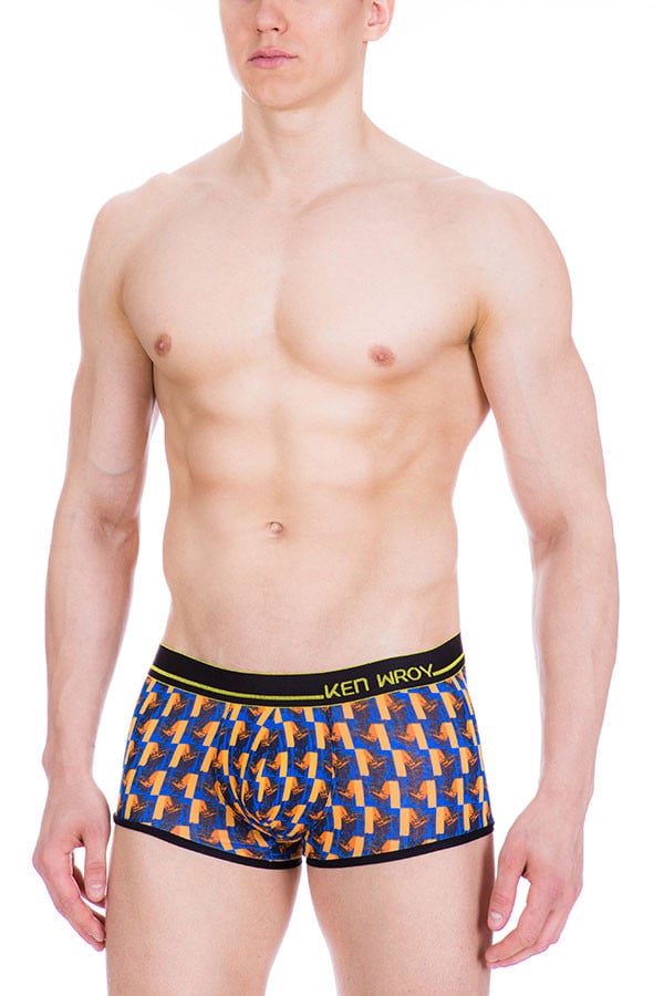 Ken Wroy Blue & Orange Strike Zone Low-Trunk