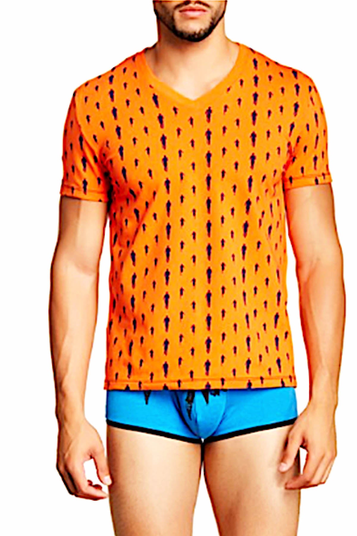 Ken Wroy Orange Marathon Runner Shirt